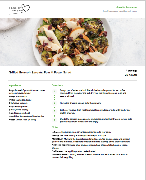 25 Page Plant Based Gluten Free Holiday Lunch & Dinner e-Book