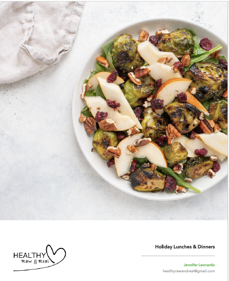 25 Page Plant Based Gluten Free Holiday Lunch & Dinner e-Book