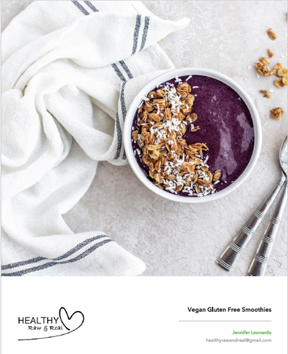 25 Plant Based Gluten Free Smoothie Recipe e-Book