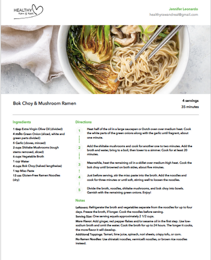 25 Plant Based Gluten Free Soup Recipe e-Book